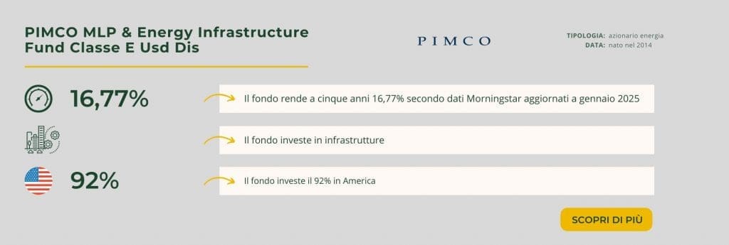 PIMCO MLP & Energy Infrastructure Fund Classe E Usd Dis